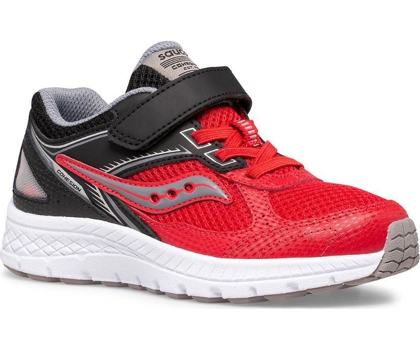 Kids\' Saucony Cohesion 14 A/C Sneakers Red / Black | Singapore 838YXFU